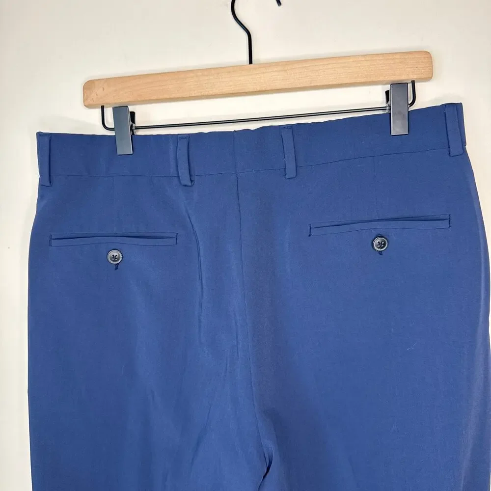 1946 by Ballin Men's Total Comfort Stretch Navy Dress Pants Slack Size 35W x 32L